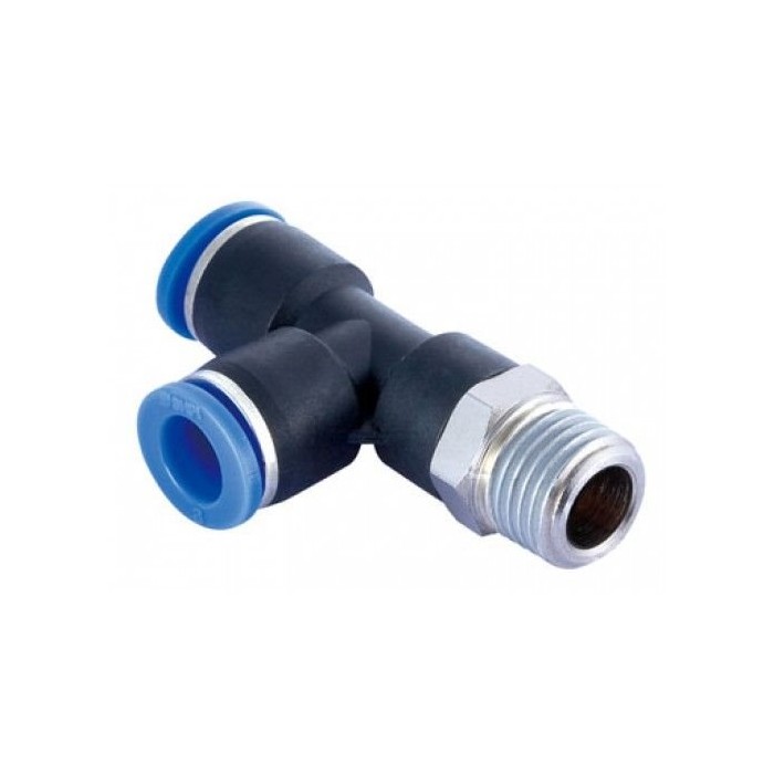 “T” ORIENTABLE ROSCA LATERAL MACHO CONICA D.14 R 1/2 BSPT