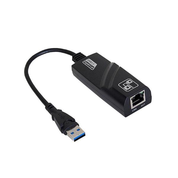 Adaptador Akyga AK-AD-31 con Cable - Tarjeta de Red USB A RJ45 15cm