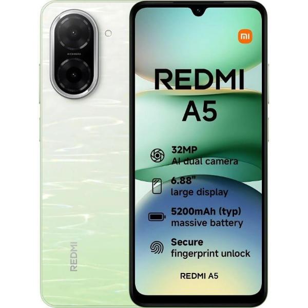Xiaomi Redmi A5 128GB Verde Green - Nuevo a Estrenar
